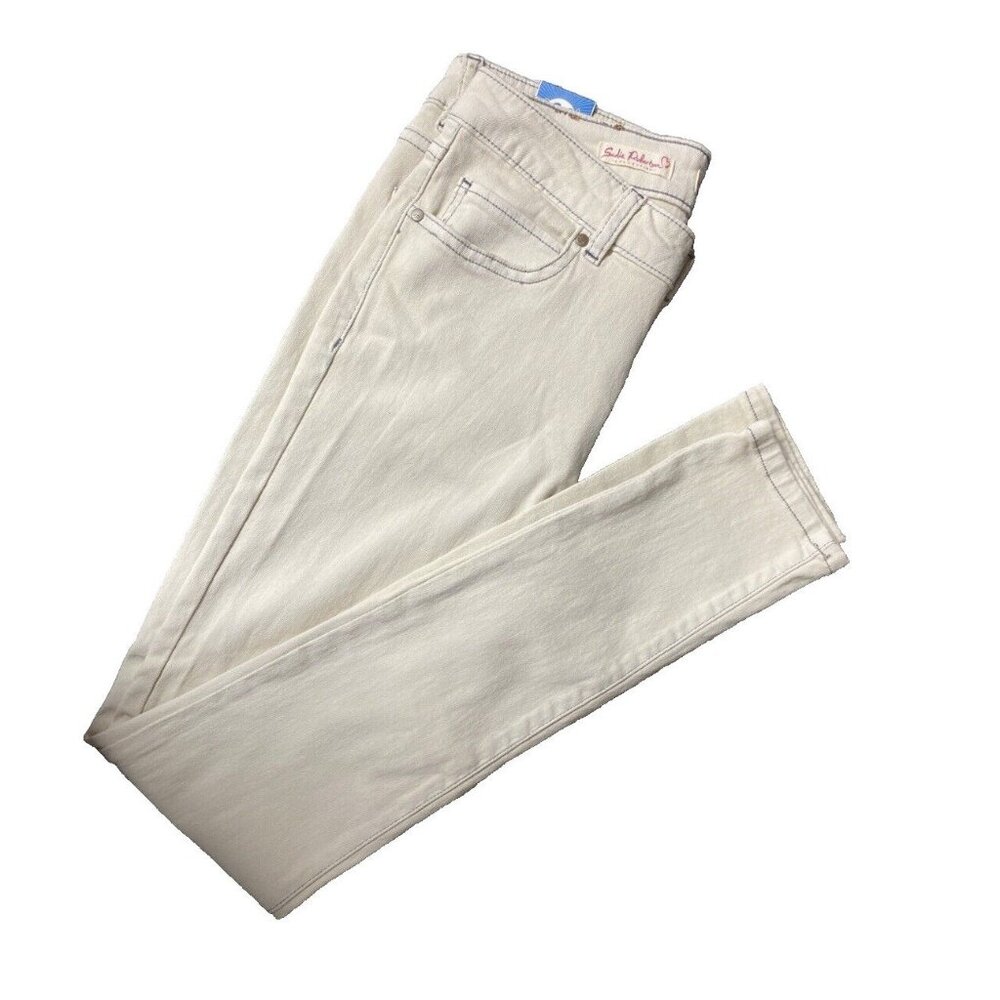Rue 21 Mid Rise Skinny Legging Sz 5 Tan Distressed NWT Wild Blue Stretchy Jeans